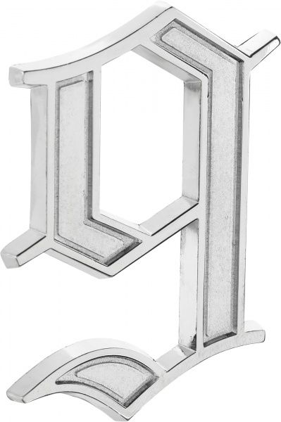 Цифра 9 цинк хром 70 мм Larvij LNZ755 CP #9