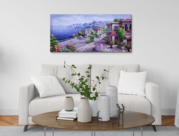 Картина Набережная 55x115 см SvitArt A-331 