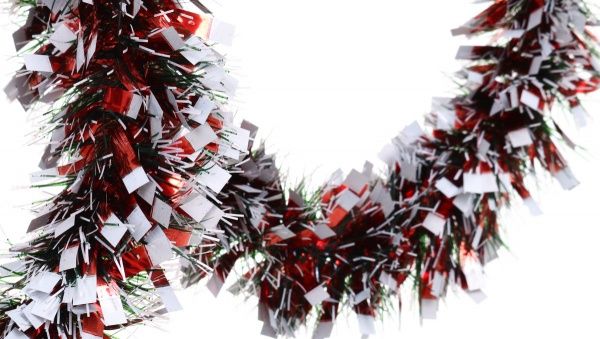 Дождик новогодний элит 7 3 м золотой/красный/белый/серебристый