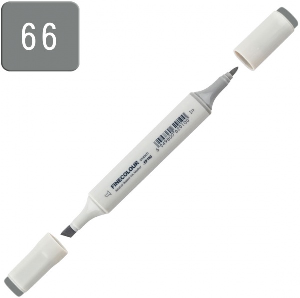 Маркер спиртовий FINECOLOUR Sketch EF100-66 сіро-зелений №7 