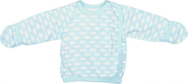 Комплект для хлопчика Маленькие люди тучки 8301-110 + шапочка р.56 блакитний 