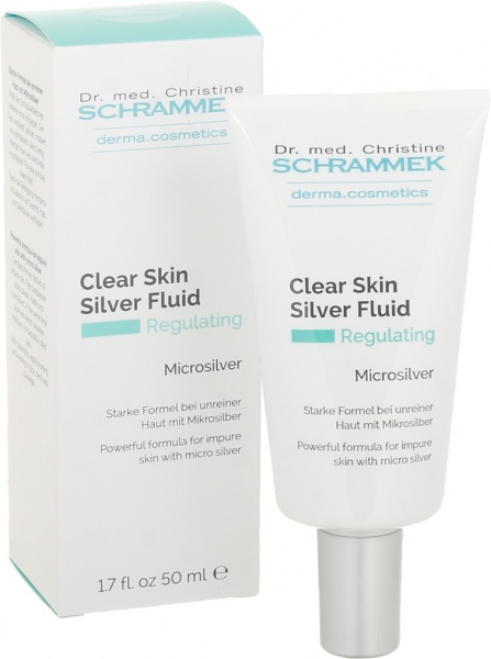 Флюїд для обличчя день-ніч Dr.Schrammek Clear Skin Silver Fluid 50 мл