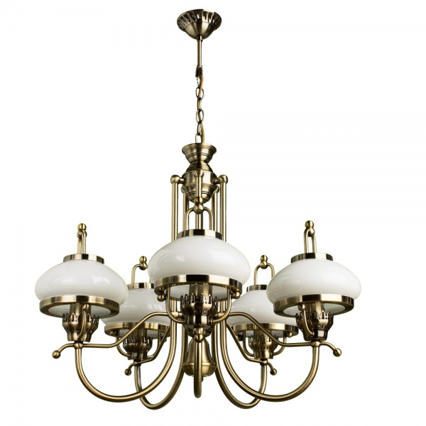 Люстра подвесная Arte Lamp Armstrong 5x60 Вт E27 античная бронза A3560LM-5AB 
