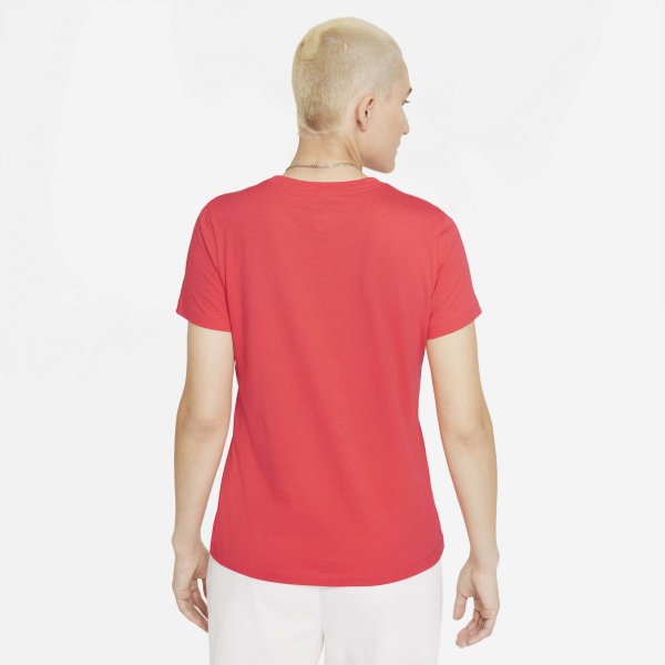 Футболка Nike W NSW TEE ESSNTL ICON FUTUR BV6169-814 р.XS червоний