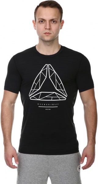 Футболка Reebok WOR ACTIVCHLL GR TECH TOP BQ9166 XL чорний