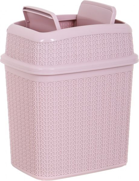 Контейнер для мусора Ucsan Plastik Ucsan Plastik розовая пудра 10 л розовый