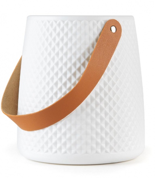 Ваза пластиковая MVM DH-FLOWERS-10 WHITE 17,5 см 