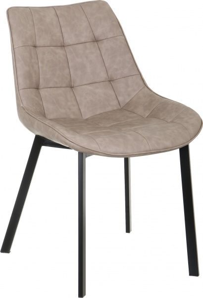 Стул обеденный Тренто черный/бежевый