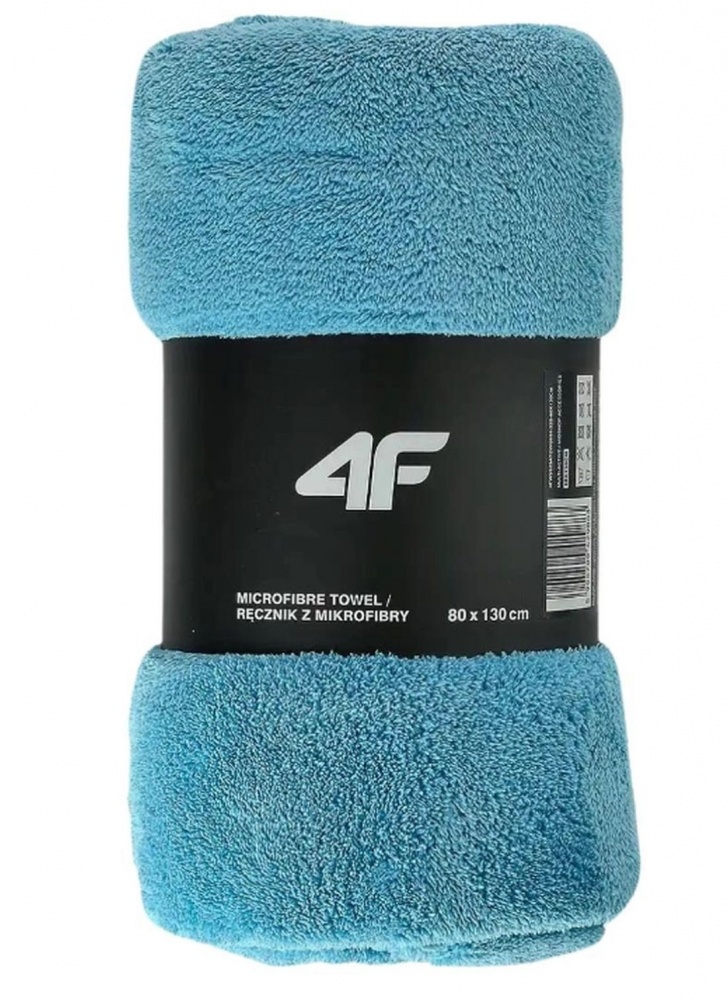 Полотенце пляжное 4FWSS25ATOWU051-33S 80x130 см голубой 4F — фото 1