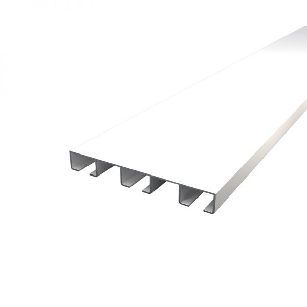 Карниз Алюсервіс Євро потрійний укомплектований 250 см білий 1 шт. 