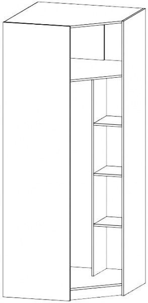 Шафа Mebel Service Фантазія NEW кутова дуб сонома 