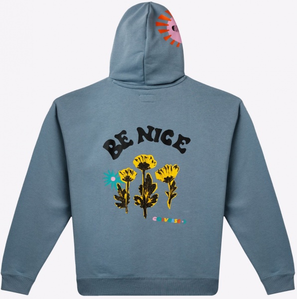 Джемпер Converse Much Love Graphic Hoodie 10023949-494 р. L голубой