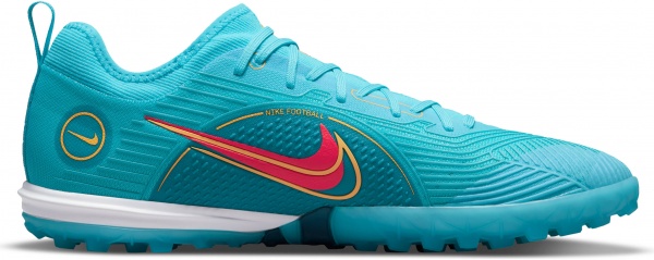 Сороконожки Nike ZOOM VAPOR 14 PRO TF DJ2851-484 р.US 11,5 голубой
