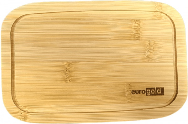 Таця з кришкою бамбуковий 19х12,5 см 7108200012 Eurogold 