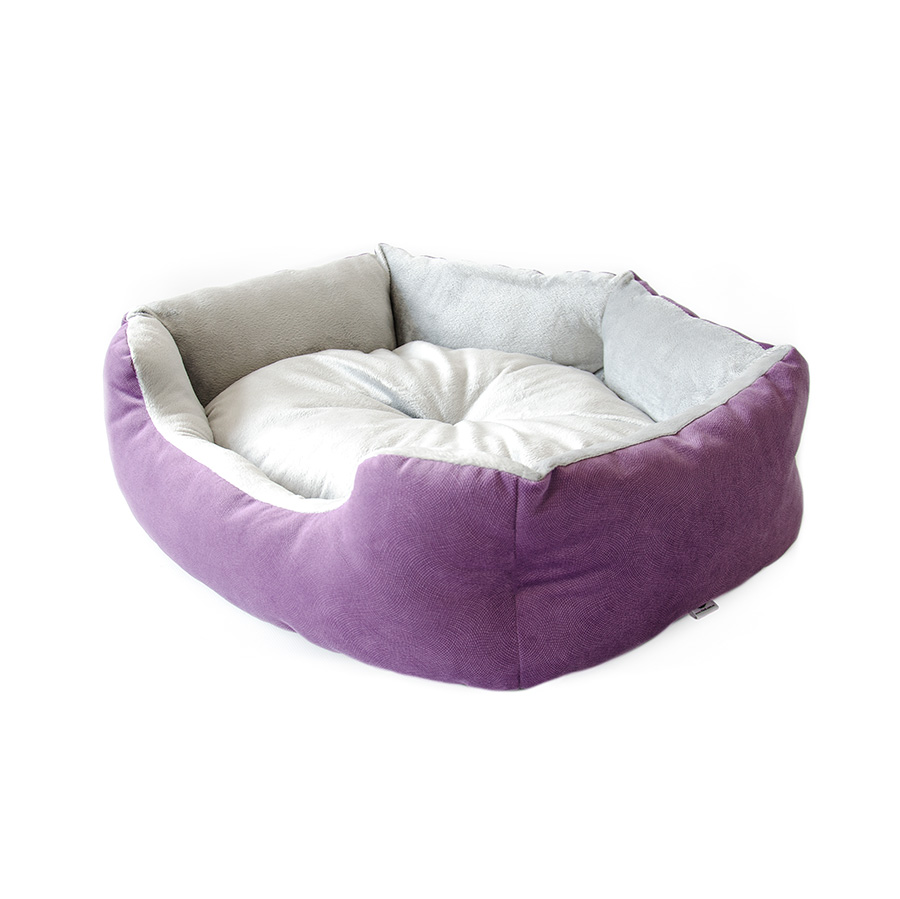 Лежак 10 центів для Джека Кула 65х55х15 см лилово-серый