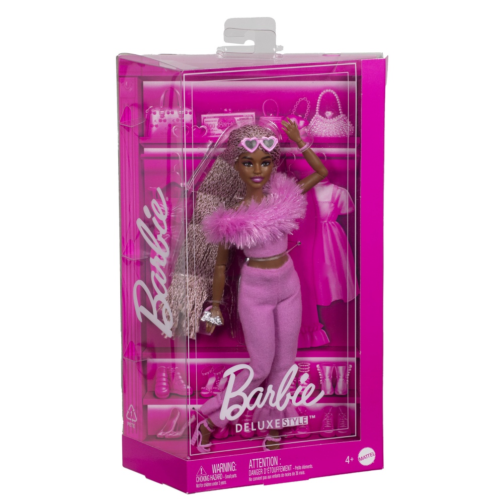 Лялька Barbie модниця у костюмі з пір'ям HYV28