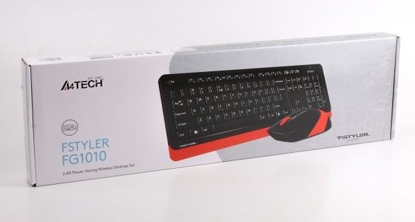 Комплект клавіатура та миша A4Tech FG1010 (Orange) 