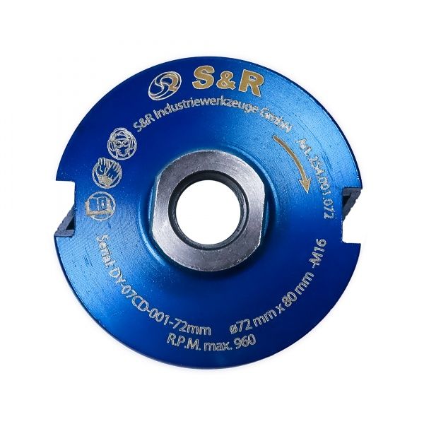 Коронка алмазна S&R 72 мм по бетону 254001072