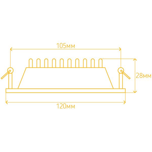 Светильник точечный LightMaster AL9051 10 Вт 4000 К белый 