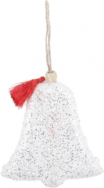 Декоративная подвеска Shunda колокольчик 11 см красный SDE2111311WR