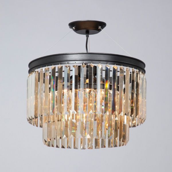 Люстра потолочная Vitaluce 6xE14 черный V5148-1/6S 