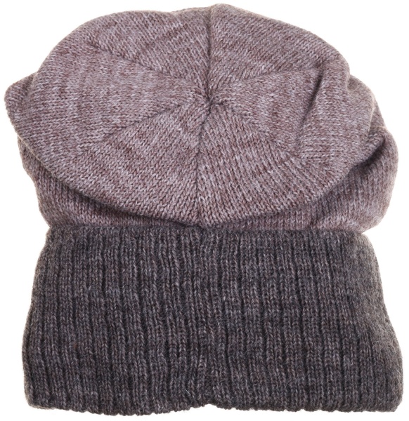 Шапочка детская для мальчика Kraft+ р.48-50 коричневый меланж 1963 