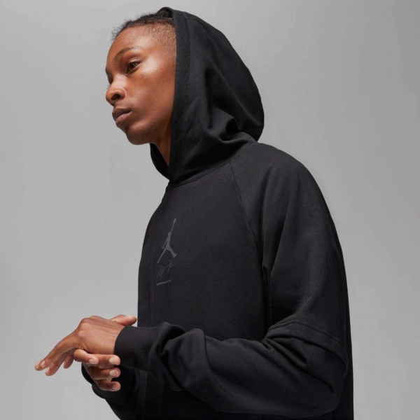 Джемпер Nike M J DF SPRT FLC BC GFX PO DV9781-010 р. L черный