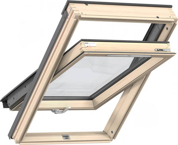 Вікно мансардне Двокамерне VELUX Стандарт Плюс 78х118 см GLL MK06 1061B нижнє відкривання