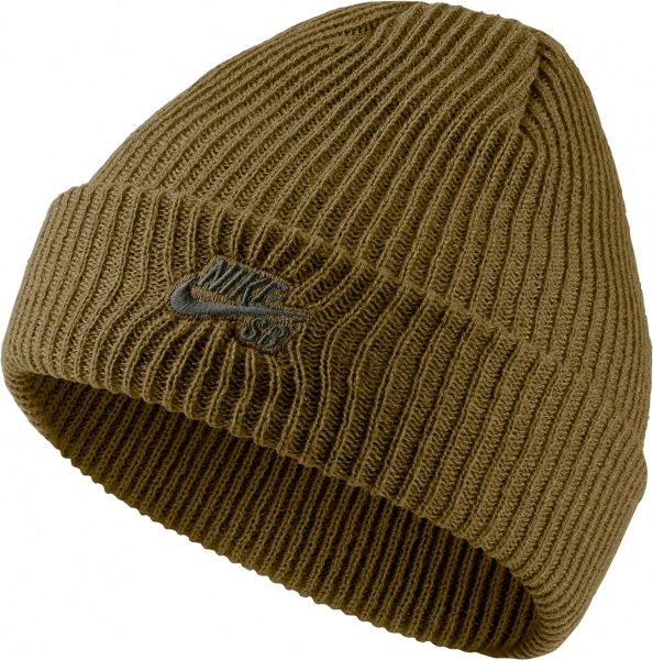 Шапка Nike U NK BEANIE FISHERMAN 628684-399 OS зеленый