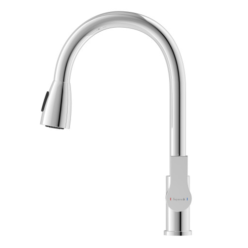 Змішувач для кухні Imprese WITOW з висувним виливом U-вилив, хром