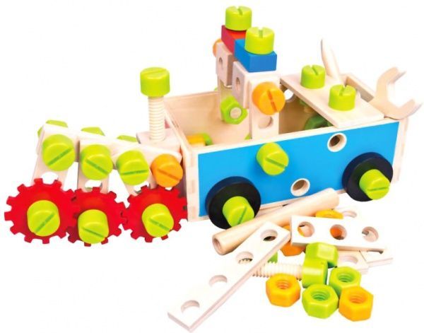 Игровой набор Bino Ящик с инструментом 4 в 1 82147