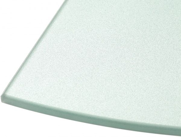 Полиця скляна 350x350x8 мм зелений металік 