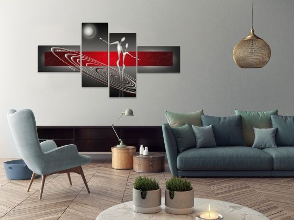 Картина модульная 4 части Абстракция MK120 130x70 см 