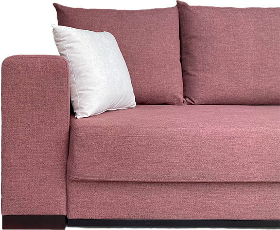 Диван прямий Веко мебель Оскар малиновий 2500x1060x950 мм