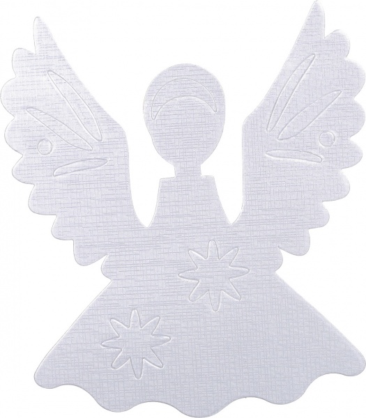 Гирлянда 9 ангелов из картона в ассортименте 3 м 
