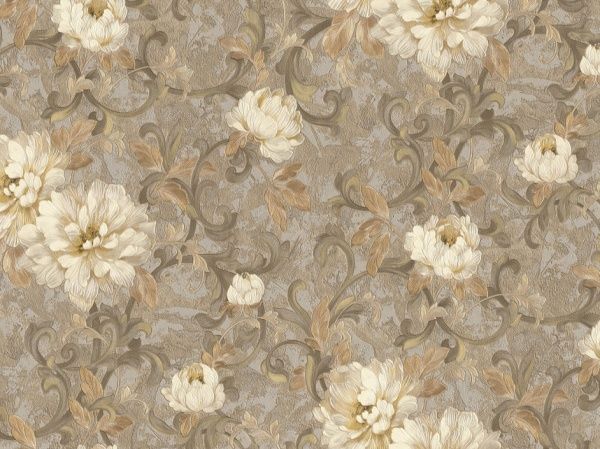 Обои виниловые на флизелиновой основе Славянские обои Le Grand Platinum Эдельвейс 4514-12 1,06x10,05 м