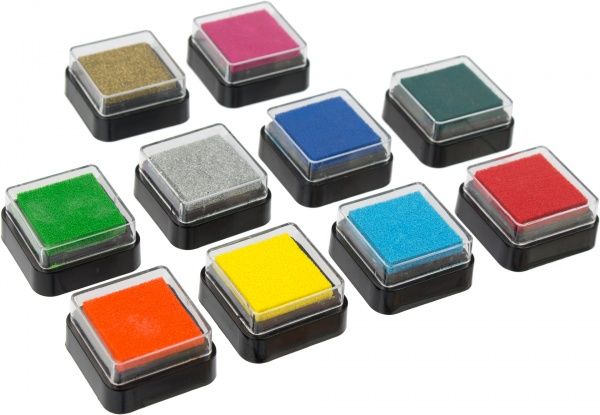 Набор чернил пигментных «Радуга» 2,5х2,5 см