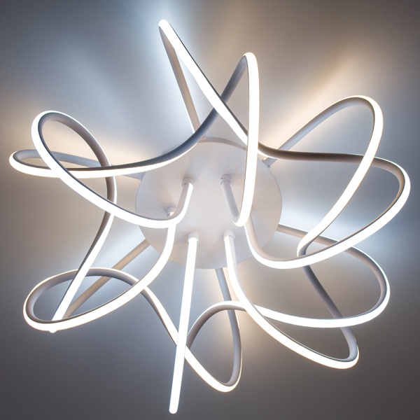 Люстра светодиодная Luminaria R600 80 Вт белый матовый LIANA MUSE 80W WHITE 