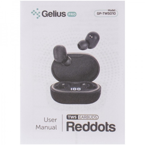 Наушники Gelius Pro Reddots TWS Earbuds pink (GP-TWS010) 