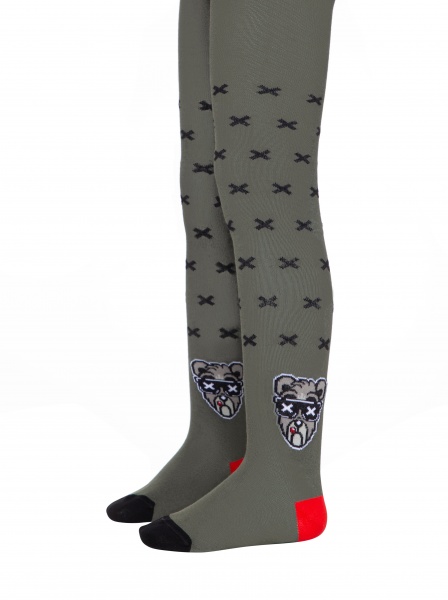 Колготки унісекс Conte-Kids TIP-TOP 558р.116-122 хакі 