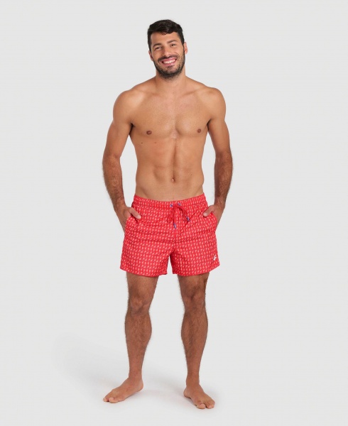 Шорти Arena BEACH BOXER ALLOVER 005253-420 р. XL червоний