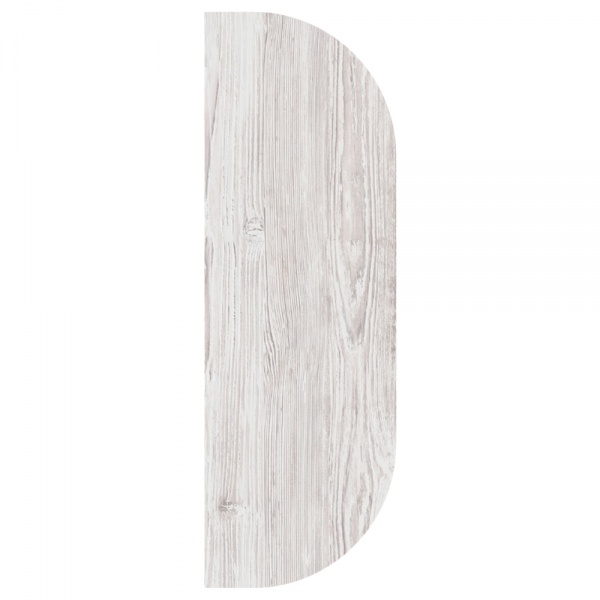 Полиця DC радіусна R 600x16x200 мм аляска 