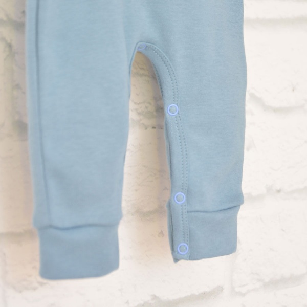 Ромпер-реглан унісекс Blanka Жирафік р.80 блакитний 12931 