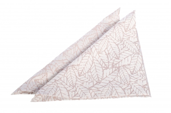 Серветка під тарілку Багренець 120-23/00 40x40 см бежевий Едельвіка 