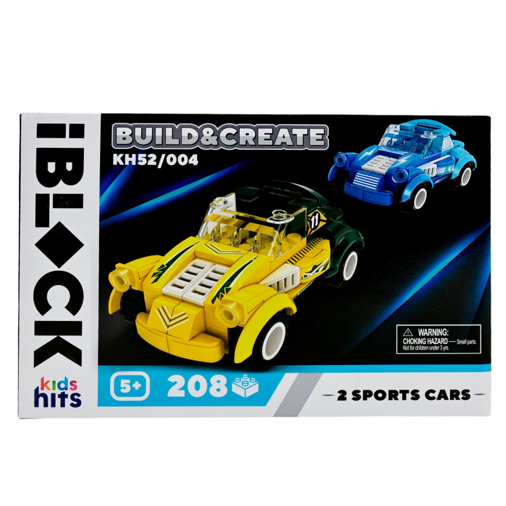 Конструктор Iblock Kids hits JUNIOR Мегакари KH52/004