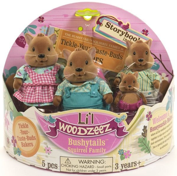 Ігровий набір Li'l Woodzeez Сім'я Білок 6008M 