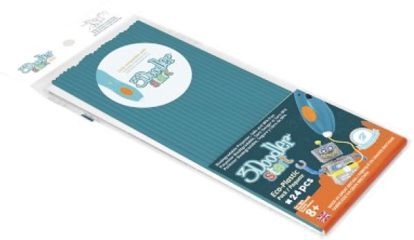 Набір стержнів для 3D-ручки 3Doodler Start 24 шт. бірюзові