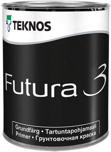 Грунт-эмаль TEKNOS Futura 3 глубокий мат 2,7л 4,11кг