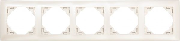 Рамка п'ятимісна Efapel LOGUS універсальна кремовий 90950 TPE