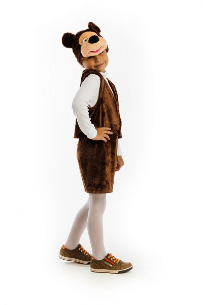 Костюм карнавальний КАРНАВАЛІЯ Ведмедик бурий 4-7 років р.116-122 коричневий 